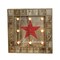 Northlight 14" Pre-Lit Brown and Red LED Advent Calendar Christmas Wall Decor